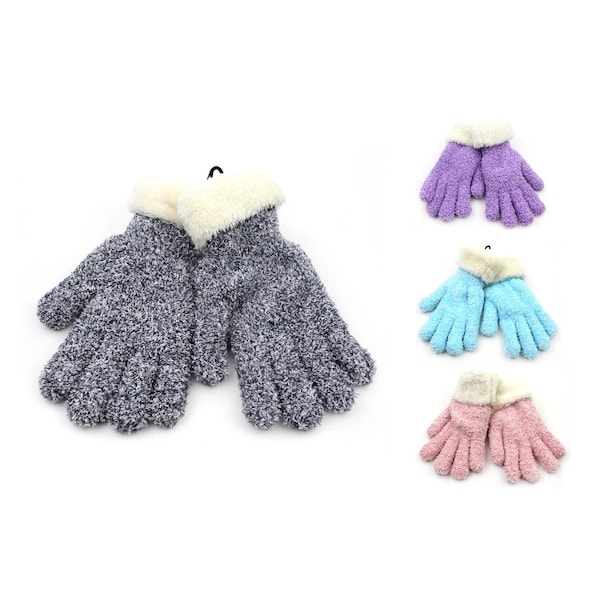 Diamond Visions Diamond Visions Heat Max Winter Goods Fuzzy Sherpa Glove Acrylic 1 pc 05-2621 - main